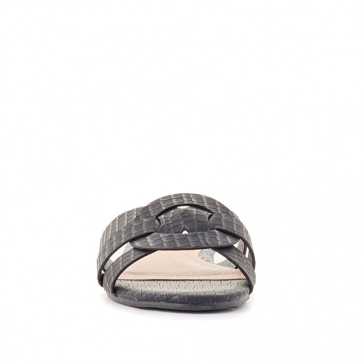 Sandàlies planes D'Angela amb diverses tires creuades - Querol online