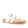Sandàlies planes Owel naxos de dit i doble sivella