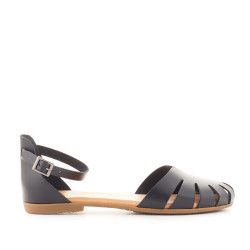 Sandàlies planes Porronet amb la part davantera tancada - Querol online