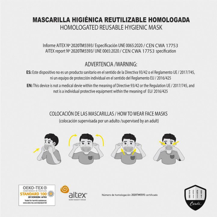 Mascarillas Cerda higiénica juvenil reutilizable homologada harry potter - Querol online