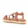 Sandalias plataformas Redlove marrones con ligera plataforma