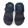 chanclas Quiksilver negras y azules con velcros