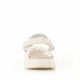 Sandalias plataformas Redlove norma blanco roto con suela dentada - Querol online