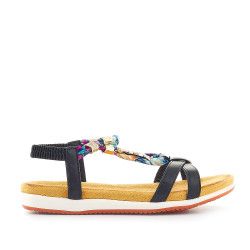 Sandalias planas Owel hvar con abalorios - Querol online