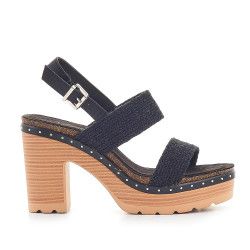 Sandalias tacón Owel razzoli con plataforma y tacón - Querol online