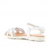 Sandalias planas Redlove mila con tiras blancas