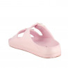 Chanclas Owel rosas abiertas con doble hebilla