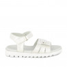 sandàlies QUETS! blanques de tires i doble velcro