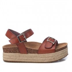 Sandalias plataformas Xti 3557602 camel - Querol online