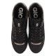 Zapatillas deportivas Gioseppo negras con texturas y brillos y cuña interior para mujer lilesand - Querol online