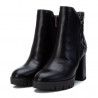 Botines tacón Xti 43065 negro con tacón grueso