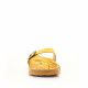 Sandalias planas Yokono con hebilla grande color mostaza - Querol online