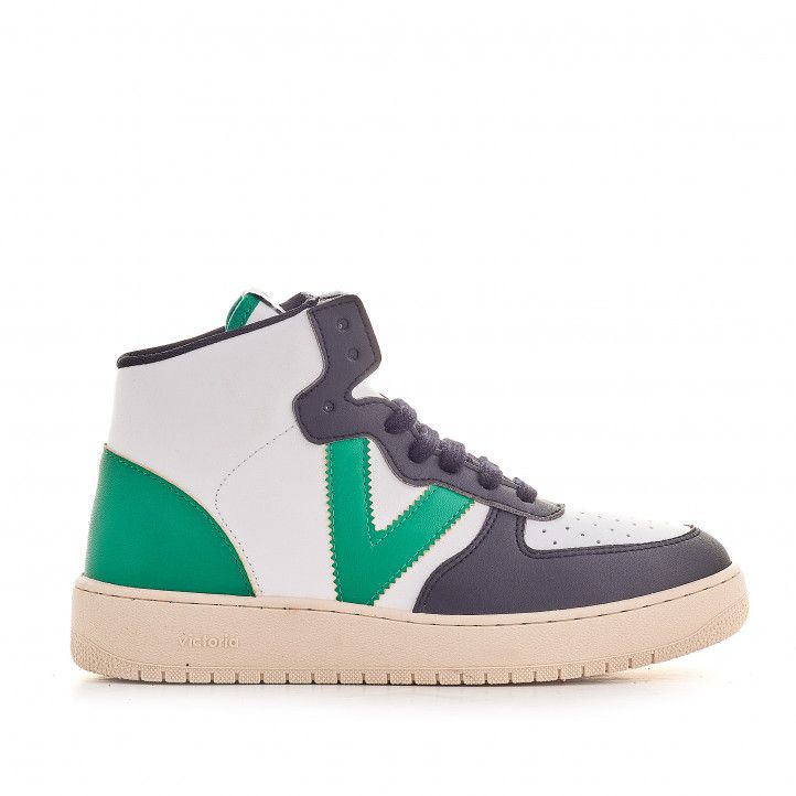 Zapatillas deportivas Victoria model sempre amb logo en verd - Querol online