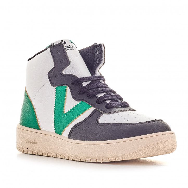 Zapatillas deportivas Victoria model sempre amb logo en verd - Querol online