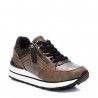 Zapatillas deportivas Xti 043009 deportiva cremallera leateral taupe