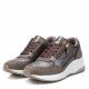 Zapatillas deportivas Xti 043124 deportiva con cuña y cremallera lateral bronce - Querol online
