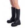 Botas planas Xti 042928 cremallera lateral y plataforma