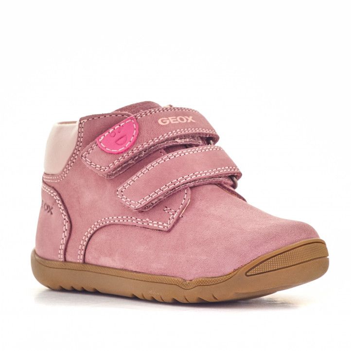 Zapatos abotinados Geox macchia rosa oscuro - Querol online