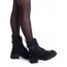 Botines plataforma Xti 043053 con hebilla y suela truck