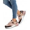 Zapatillas Xti 043445 rosa con detalles en negro y camara de aire