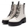 Botins de taló Refresh 077884 contrast blanc i negre