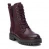 Botins Xti 057680 amb doble cremallera i cordons bordeus
