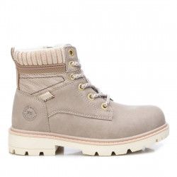 Botines Xti 057749 estilo montañero en tonos beige - Querol online