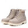 Botins Xti 057749 estil muntanyenc en tons beix