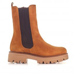 Botins de taló Redlove viveka marrons amb serratge i elàstic - Querol online