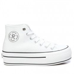 Zapatillas Refresh 076548 efecto piel con plataforma en banco - Querol online