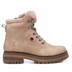 Botines planos Refresh 078984 con detalle de pelo en la lengüeta - Querol online