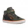 Botines Geox gisli boy military and black