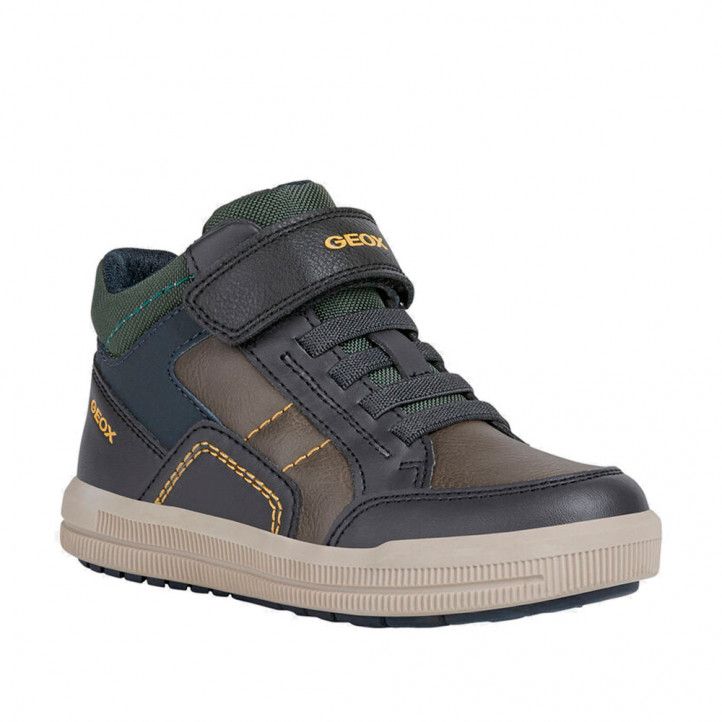 Botines Geox arzach boy coffee and navy - Querol online