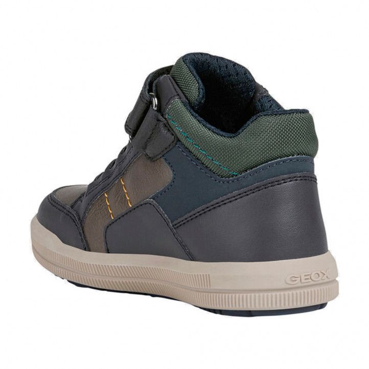 Botines Geox arzach boy coffee and navy - Querol online
