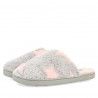 Zapatillas casa Gioseppo grises con estrellas hillerod