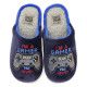 Zapatillas casa Gioseppo azul marino con motivos de videojuegos hilzingen - Querol online