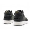 Zapatillas deportivas Mustang miami negras con suela blanca