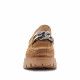 Zapatos plataforma Redlove brigitta de piel marrones con plataforma y detalle metálico - Querol online