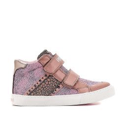 Zapatos abotinados Pablosky con varias texturas metalizadas - Querol online