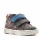 Zapatos abotinados GARVALIN grises con un velcro de cada color - Querol online