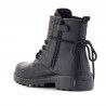 Botines Geox negros con motivos militares