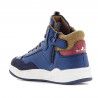 Botines Lois azules con suela blanca