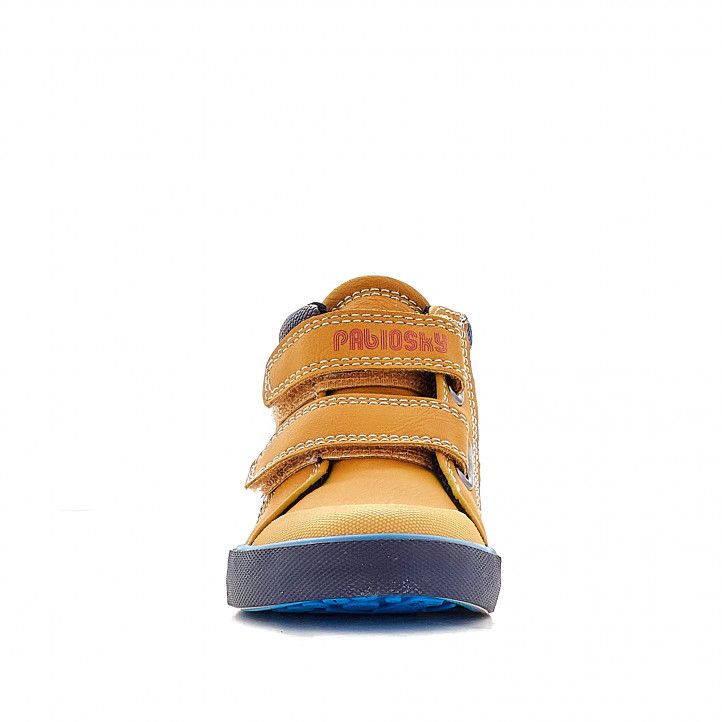 Sabates abotinades Pablosky color panama amb animal print blau - Querol online
