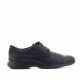 Zapatos vestir Fluchos negros con cordones encerados - Querol online