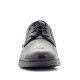 Zapatos vestir Fluchos negros con cordones encerados - Querol online