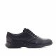 Zapatos vestir Fluchos negros con cordones elásticos - Querol online
