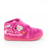 Zapatillas casa Vul·ladi rosas con velcro y dibujos de ratita