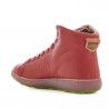 Botines planos ONFOOT rojos con cordones