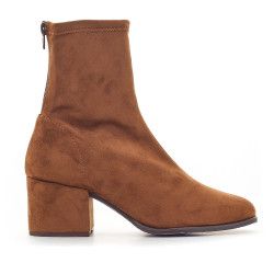 Botins de taló Redlove agna marrons de serratge - Querol online
