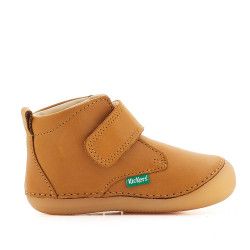 Sabates abotinades Kickers de pell amb tancament de velcro - Querol online